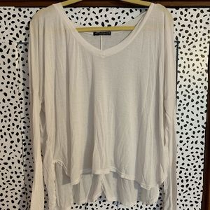 White Brandy Melville Long Sleeved Tee